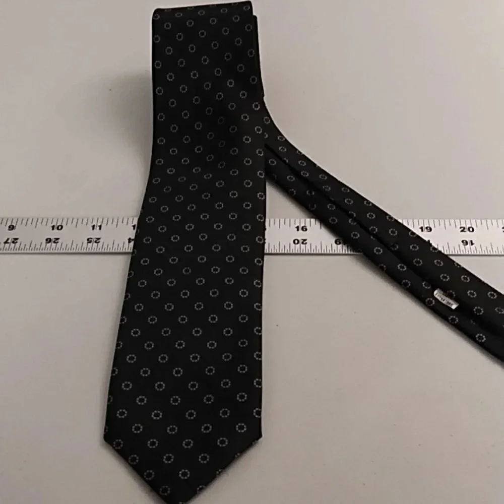 Exrta Long Handsewn Tie Robert Talbott The Shirt Broker Forest Green Navy Tan